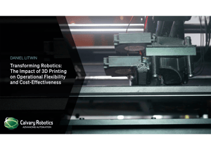 3D Printing is transforming modern manufacturing