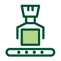 Robot handling package
