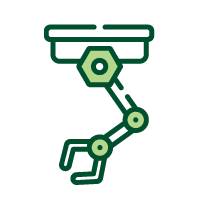 Robot arm with claw