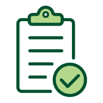 Clipboard and checkmark